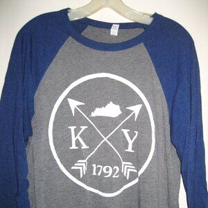 KentuckyTshirt Large 3/4 sleeve UNISEX